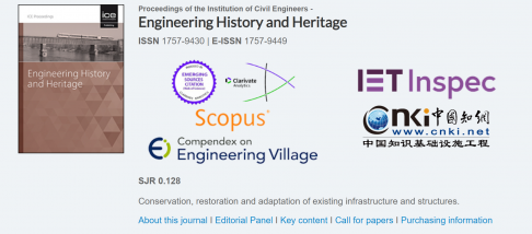 Revista Engineering History and Heritage